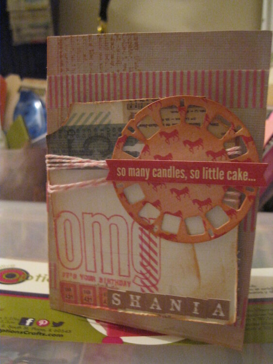 Shania&#039;s Card