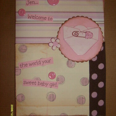 Jen Baby Card