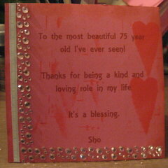 Birthday Card for Shirley's Mom