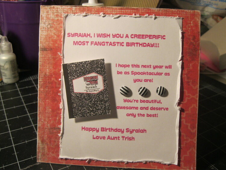 Birthday Card-Syraiah