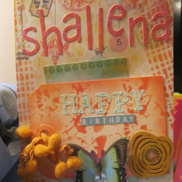 Birthday Card-Shallena