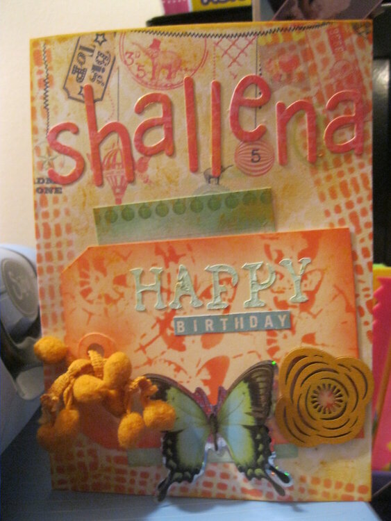 Birthday Card-Shallena