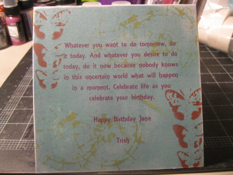 Birthday Card-Jane