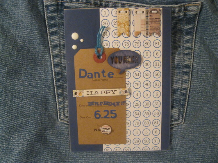 Dante Birthday card