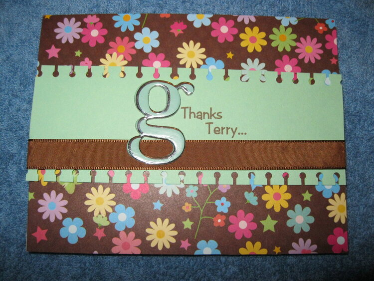 G Thanks Terry