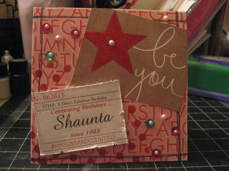 Shaunta Birthday Card