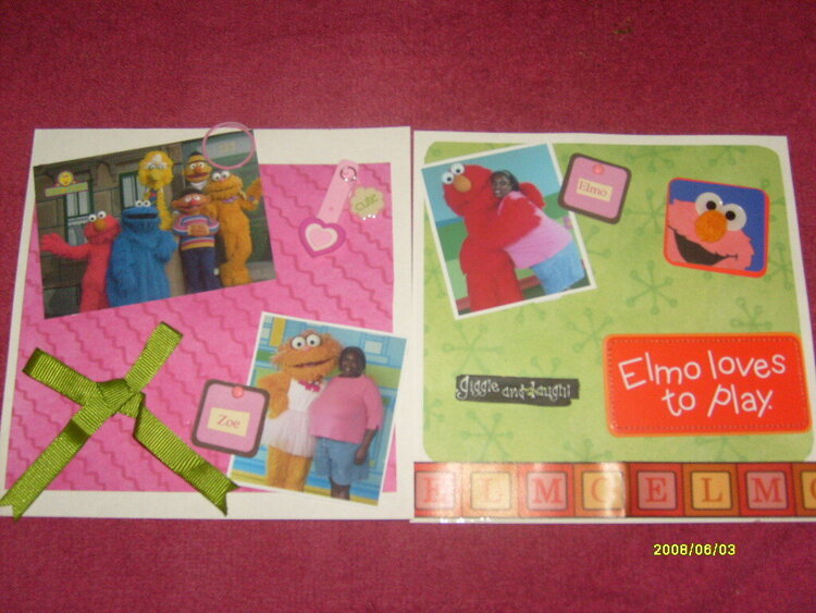 Me &amp; Elmo &amp; Zoe