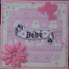 Baby girl card