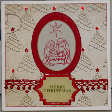 Christmas card - nativity