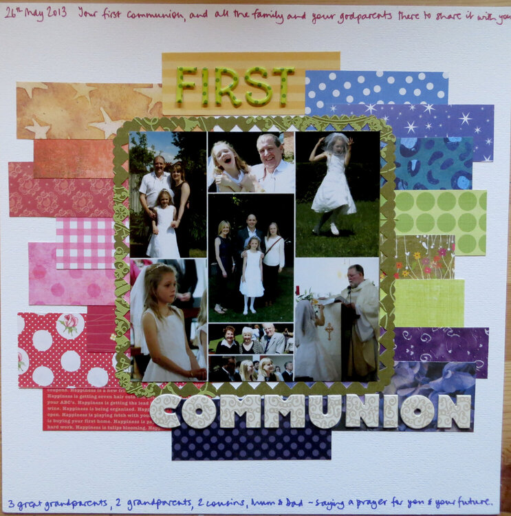 First communion