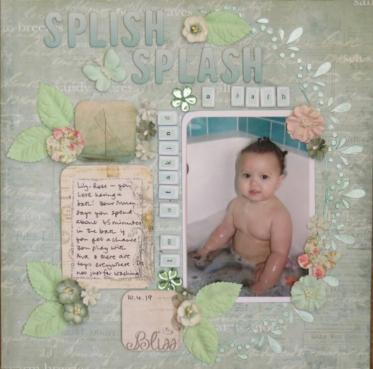 Splish Splash - I&#039;m a-taking a bath!
