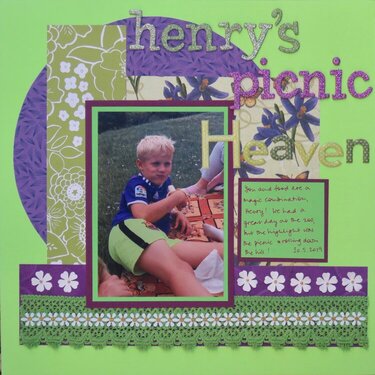 Henry&#039;s picnic heaven