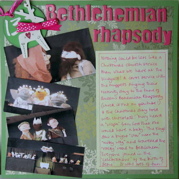 Bethlehemian Rhapsody Christmas journal 13th
