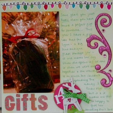 Christmas journal 14th Dec - Gifts
