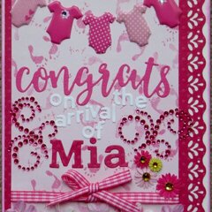 Baby congrats card