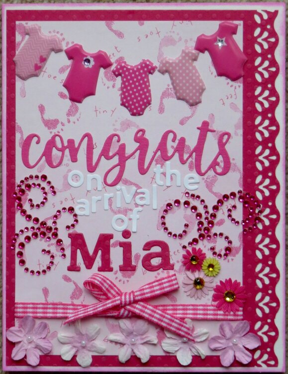 Baby congrats card