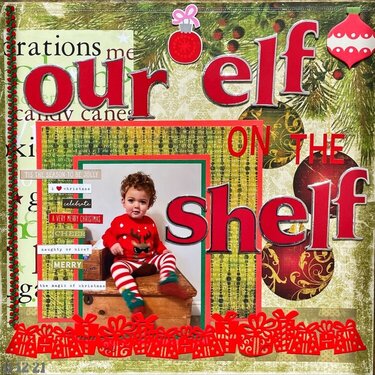Our elf on the shelf