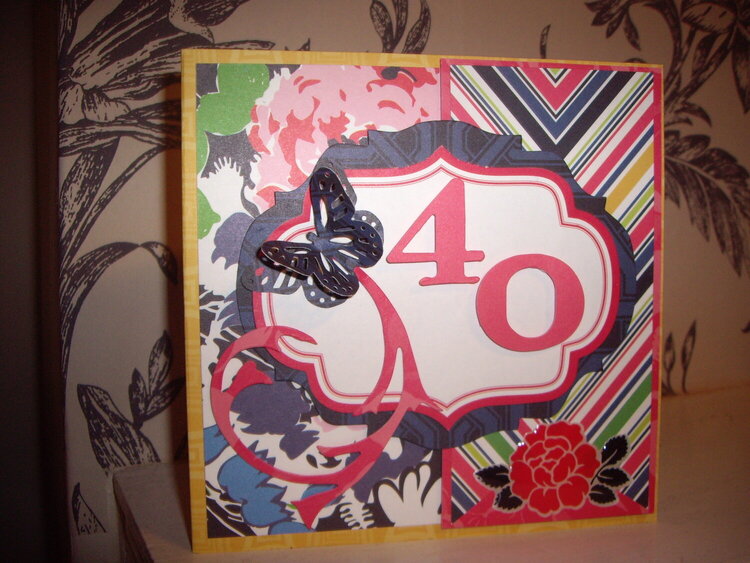 40 Birthday card