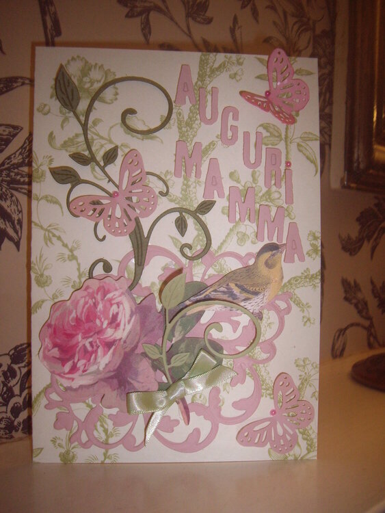 Mothers Day card - Auguri Mamma