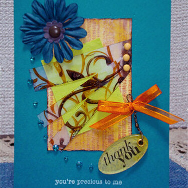 August Card Challenge_Thank you card