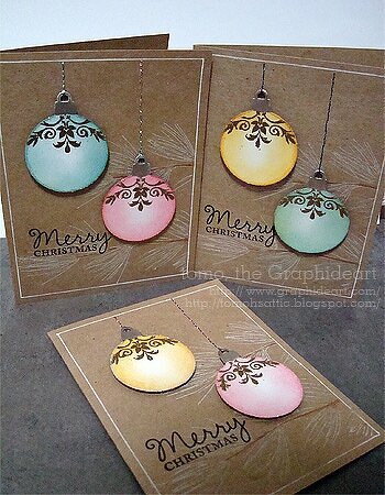 3 cards (Glass Baubles)