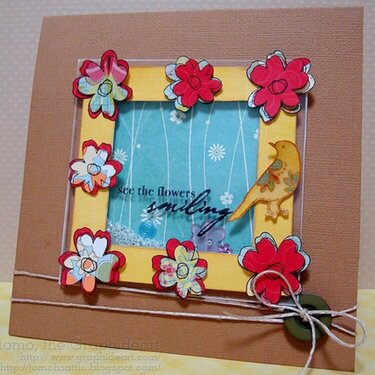 Spring-Summer image Shaker Card