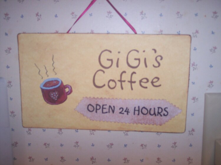 GiGi&#039;s Coffee sign