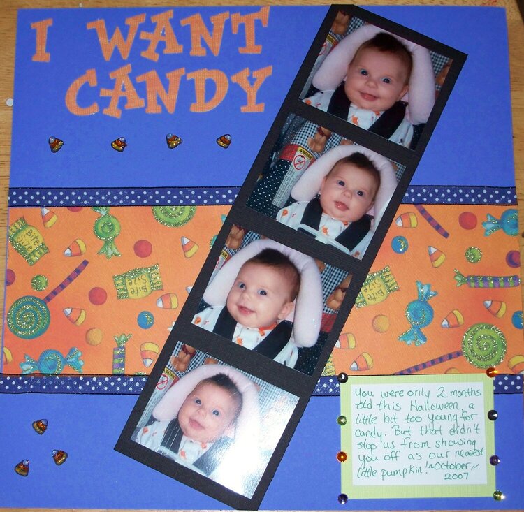 I want candy