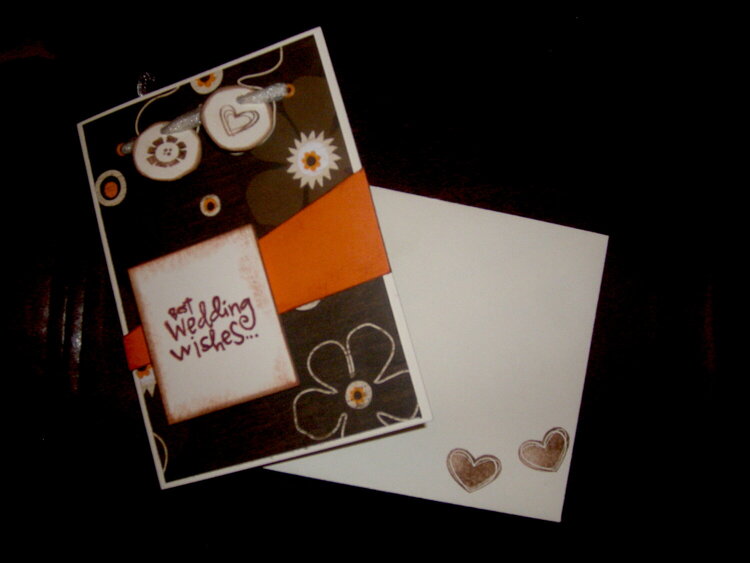 Fall Wedding Wishes - with envelope