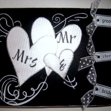 Mr and Mrs Wedding Card