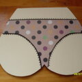 bra & panties card- back