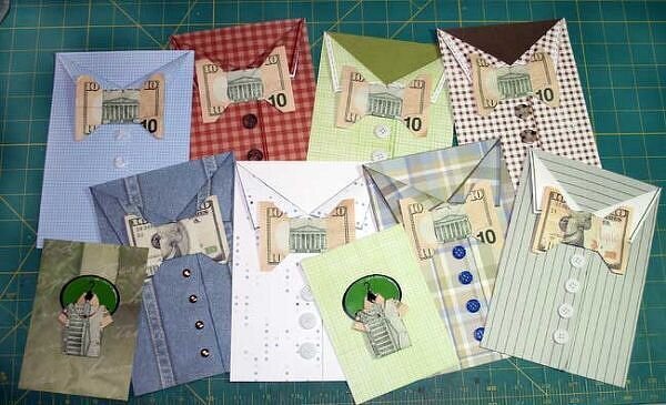 DW2007 - Christmas Folded Money Cards