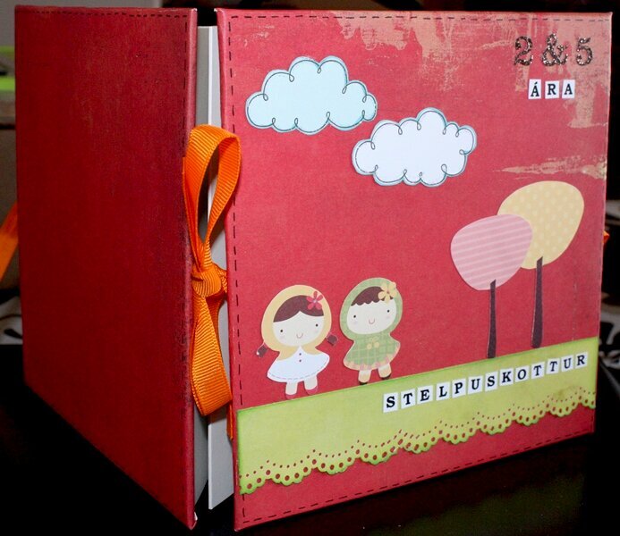 2. Mini-album back and front