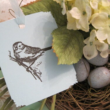 Bird On Branch Gift/Hang Tags