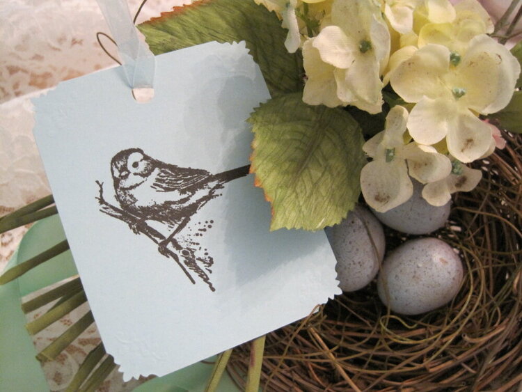 Bird On Branch Gift/Hang Tags