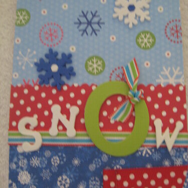 Let it &quot;SNOW&quot; Christmas Card