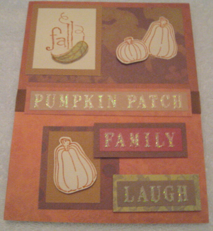 &quot;Pumpkin Patch&quot; Card