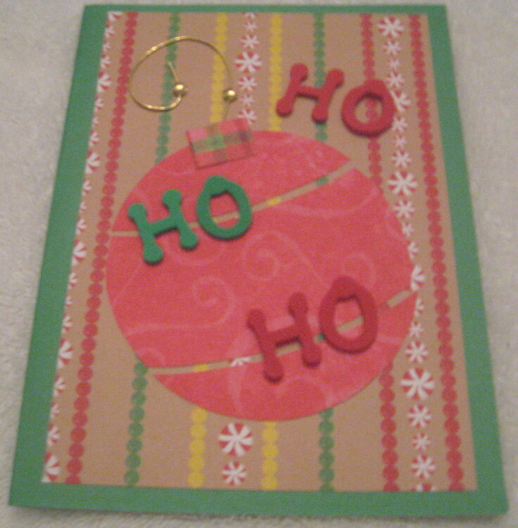 &quot;HO, HO, HO&quot; Christmas Card