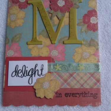 Delight In Everything Mother&#039;s Day Card