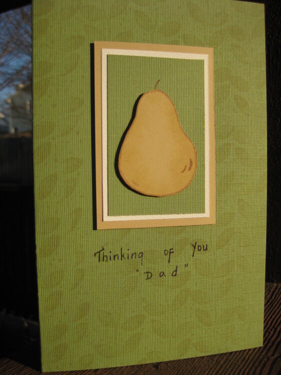 thinking of you (pear)