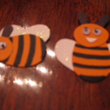 my handmade bees embellish