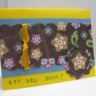 get well soon card !