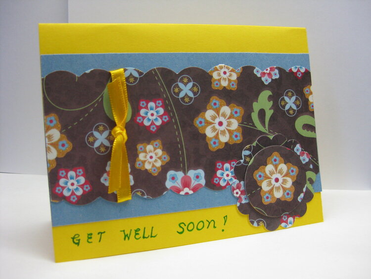 get well soon card !