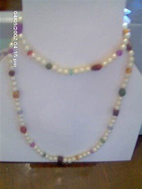 layered long necklace-1