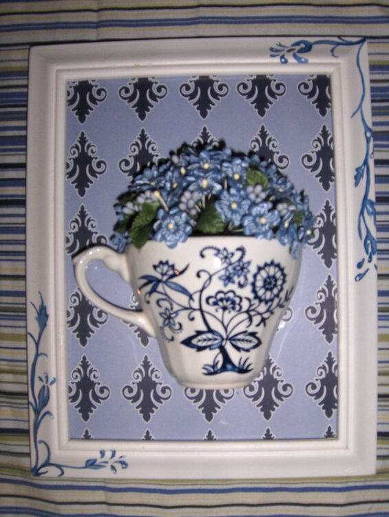 tink ink tea cup frame