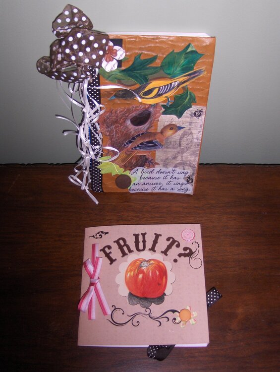 Journal and scrapbook for Faith Scrappers