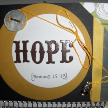 Hope: Romans 15:13