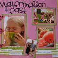 Watermellon feast