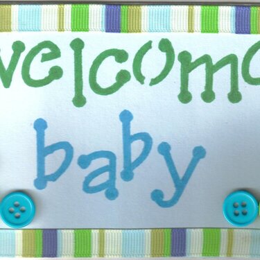 Welcome baby