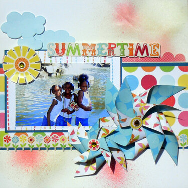 SUMMERTIME ** CREATIVE SCRAPPERS**